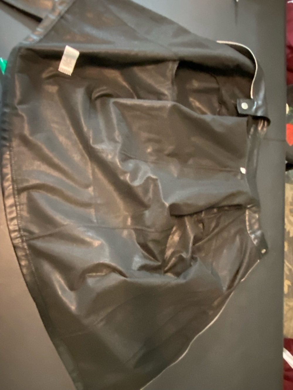 3/$12 Polyurethane Faux-Leather Moto Motorcycle Jacket Windbreaker Vinyl - Picture 11 of 11